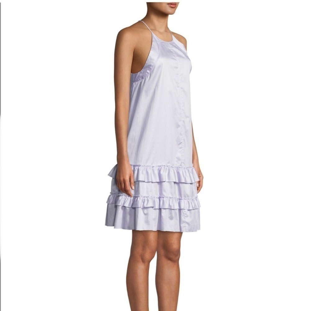 REBECCA TAYLOR Sateen Cotton Tank Dress